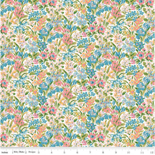 Liberty Fabric ~ London Parks Collection Kew Blooms A 01666864A