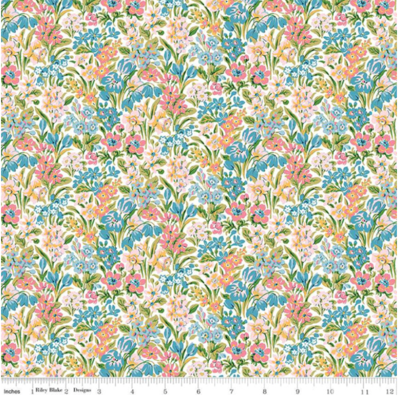 Liberty Fabric ~ London Parks Collection Kew Blooms A 01666864A