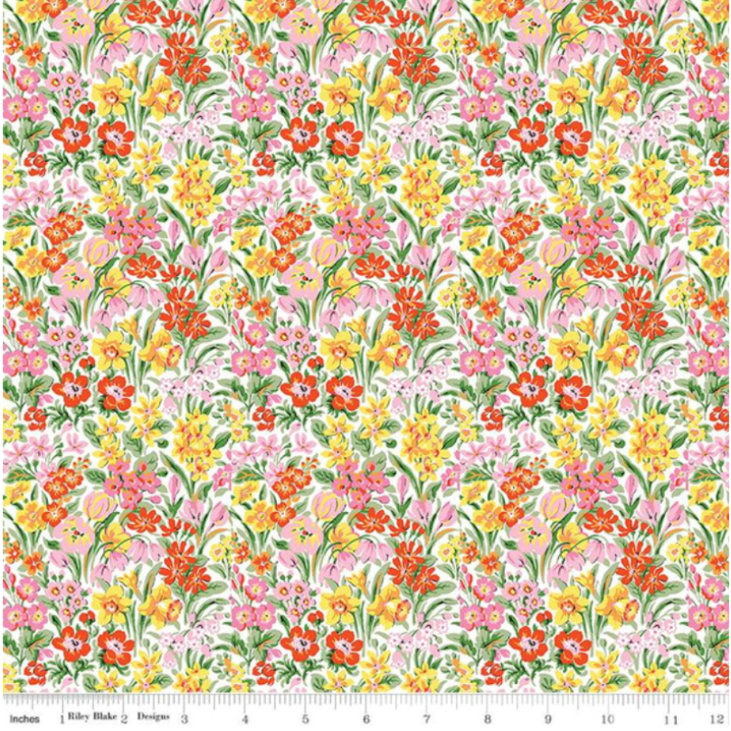 Liberty Fabric ~ London Parks Collection Kew Blooms C 01666864C