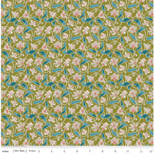 Liberty Fabric ~ London Parks Collection Park Gates A 01666865A