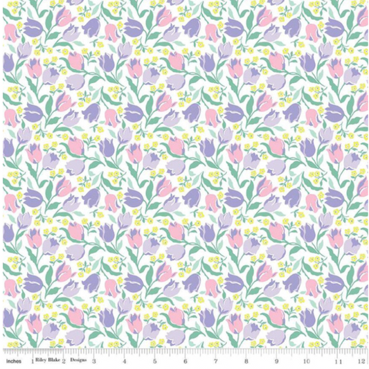 Liberty Fabric ~ London Parks Tulip Triumph B 01666852B