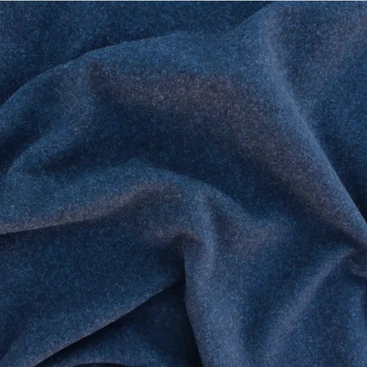 Rebecca Erb ~ Blue, Navy Blue Wool Fabric
