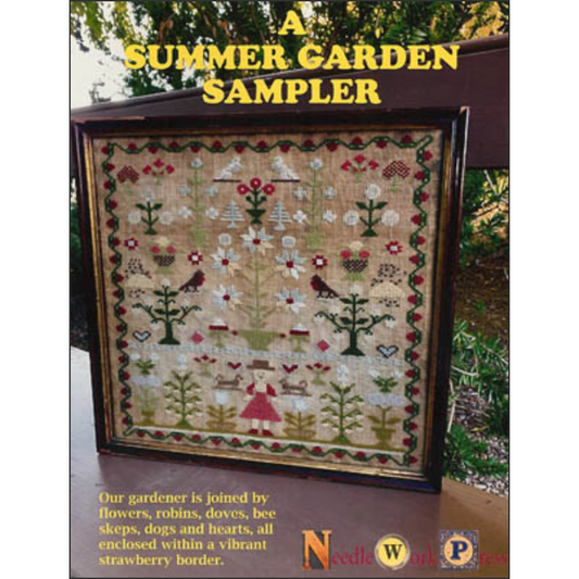 NeedleWorkPress ~ A Summer Garden Sampler Pattern