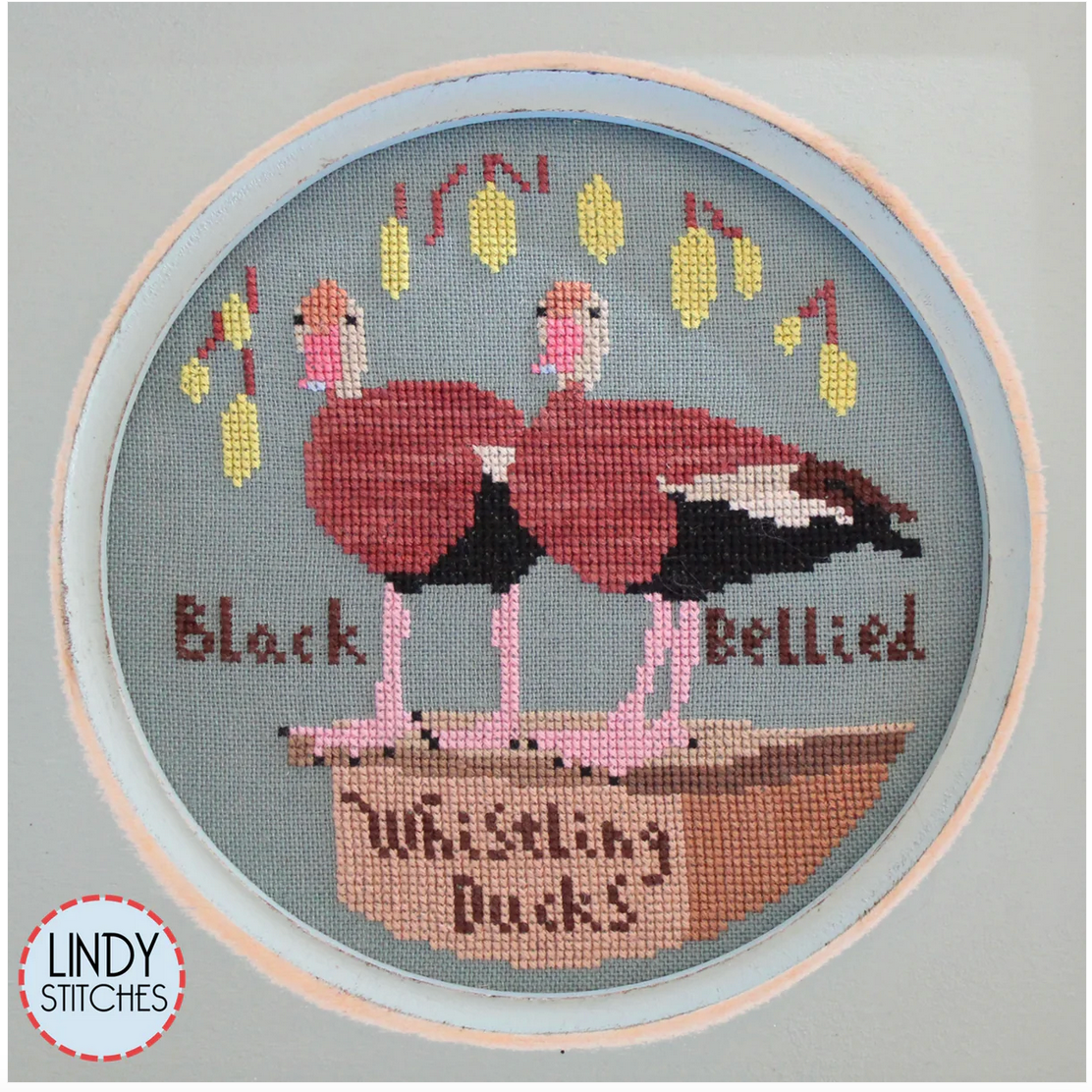 Lindy Stitches ~ Black Bellied Whistling Ducks Pattern