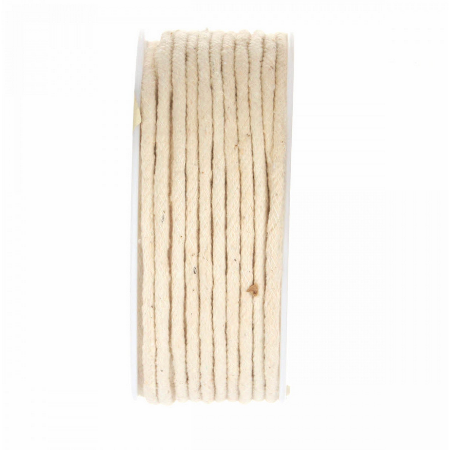 Cotton Piping Cord 8/32in (1/4in) Natural