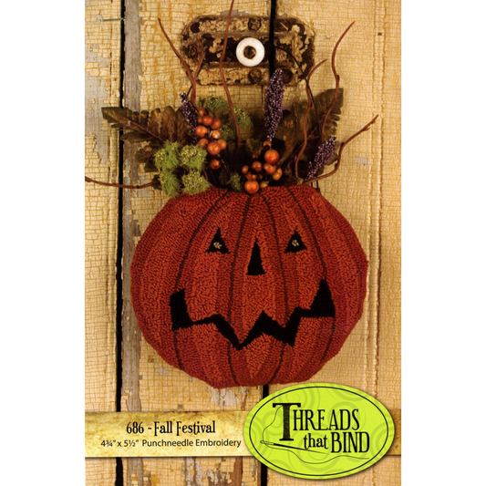 Threads That Bind ~ Fall Festival Punch Needle Pattern