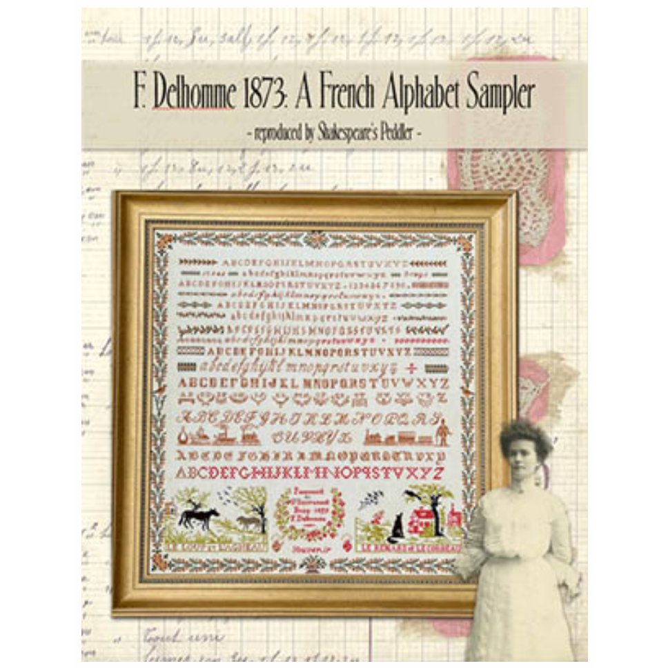 Shakespeare's Peddlger ~ F. Delhomme 1873. A French Alphabet Sampler