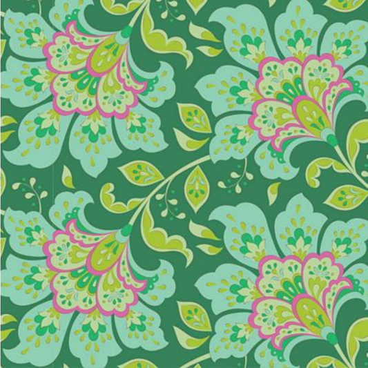 Tilda Fabrics ~ Bloomsville Flowemarket Pine TIL100514-V15