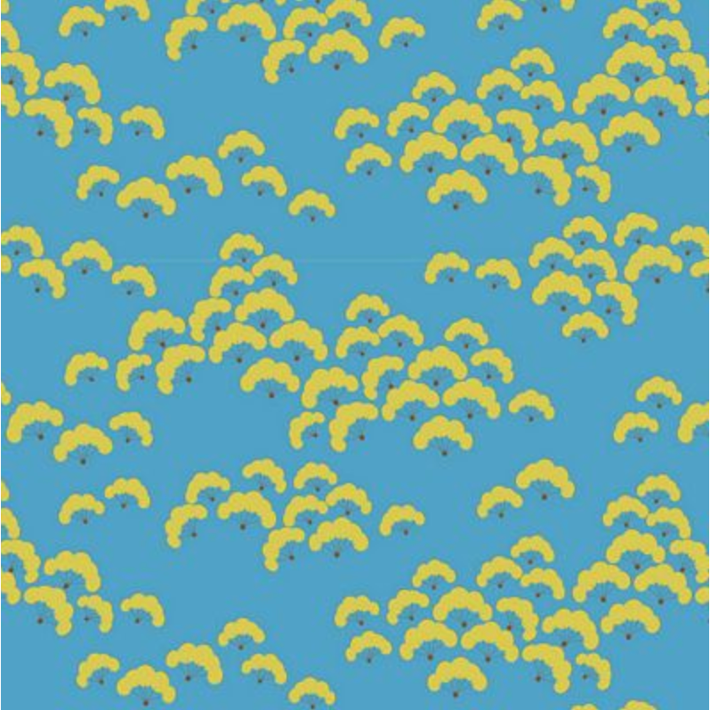 Tilda Fabrics ~ Bloomsville Cottonbloom Sky TIL100519-V15