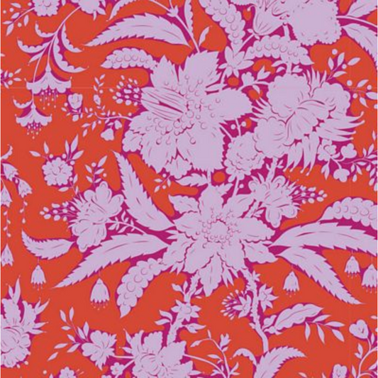 Tilda Fabrics ~ Bloomsville Abloom Tomato TIL110079-V15
