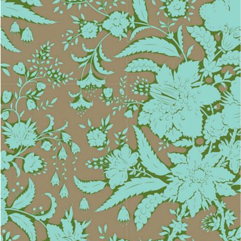 Tilda Fabrics ~ 8" remnant ~ Bloomsville Abloom Mushroom TIL110083-V15