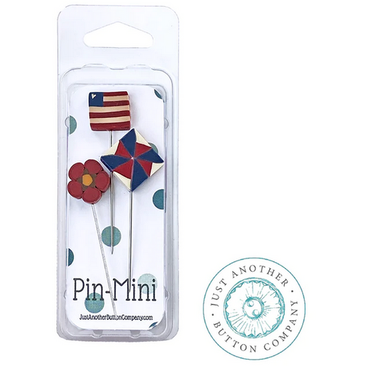 JABC Pin-Mini: Patriotic Pinwheel