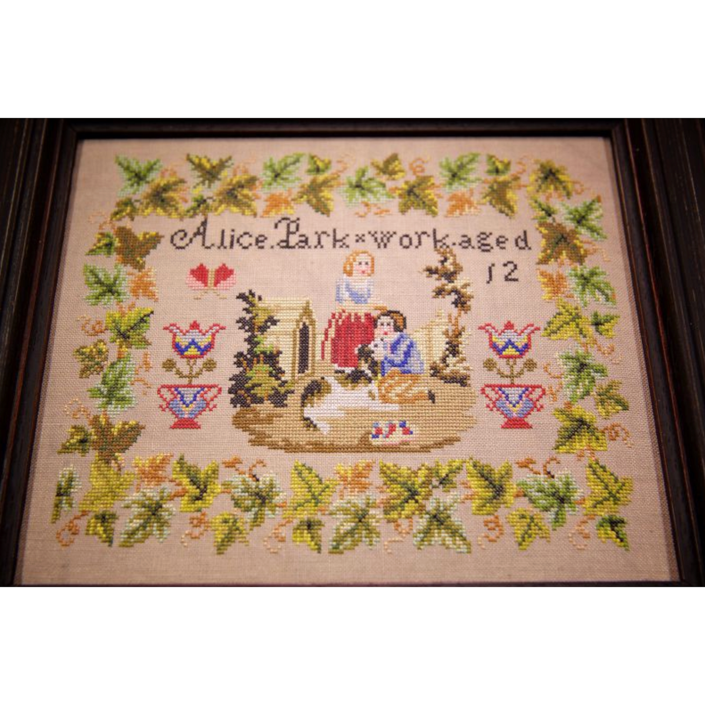 Hands Across The Sea ~ Alice Park Reproduction Sampler PDF Download
