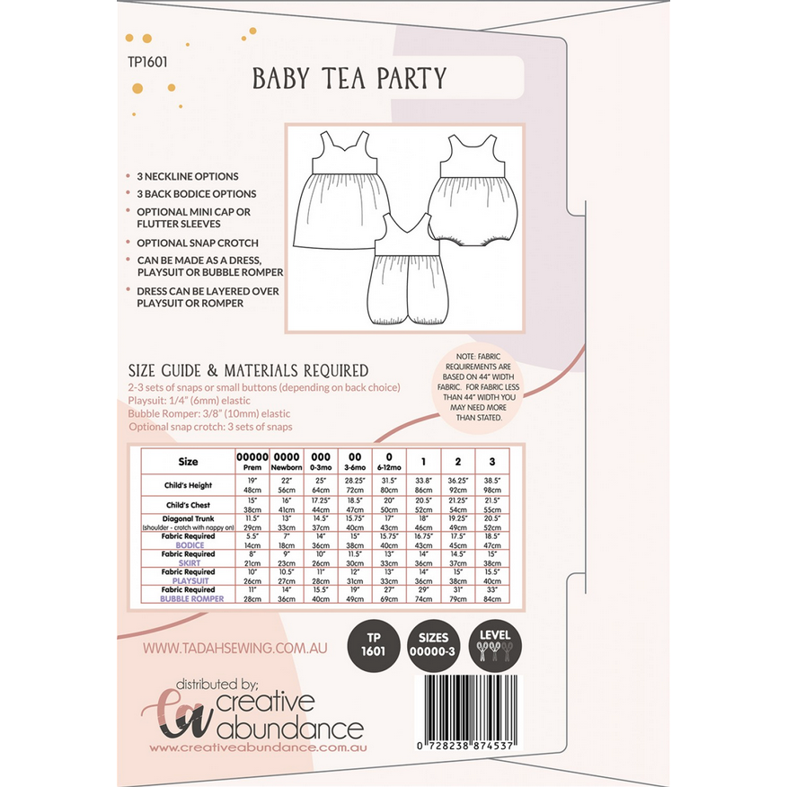 Creative Abundance ~ Baby Tea Party Dress