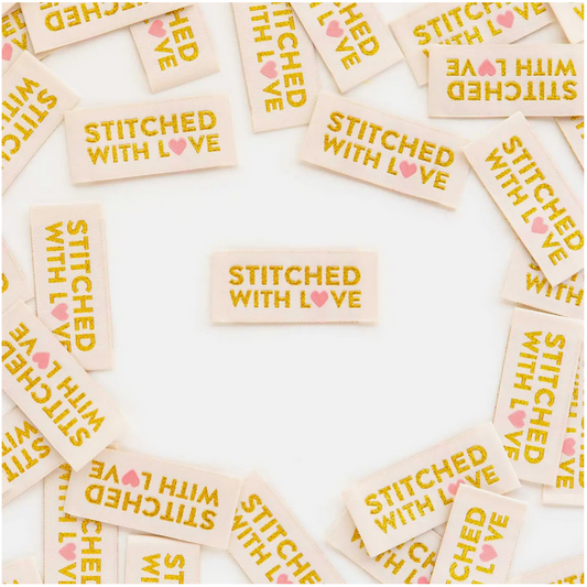 Woven Sewing Tags ~ Stitched with Love