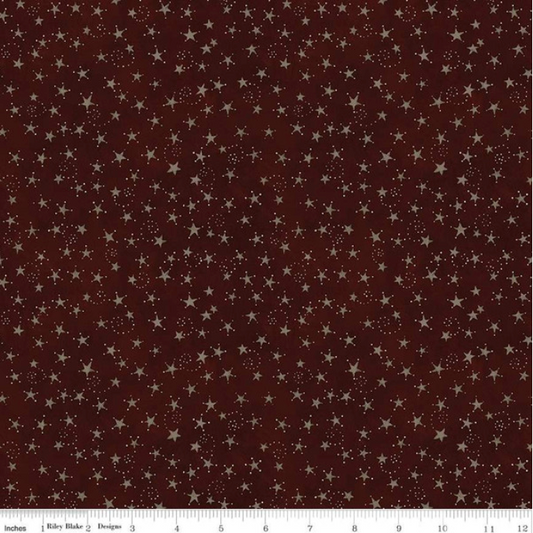Teresa Kogut Bright Stars ~  Stars C13106-Burgundy