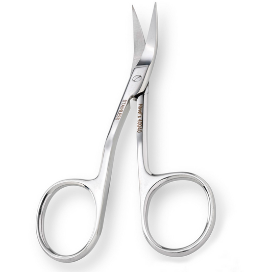 Left Handed 3 1/2" Double Curved Embroidery Scissors
