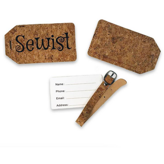 Cork Luggage Tag ~ Sewist