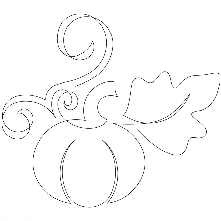 Quilting Stencil ~ Pumpkin Fest Motif – Hobby House Needleworks