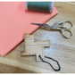 Wood Sewing Gauge Keychain