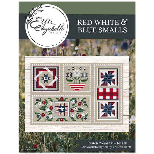 Erin Elizabeth Designs ~ Red White & Blue Smalls Pattern