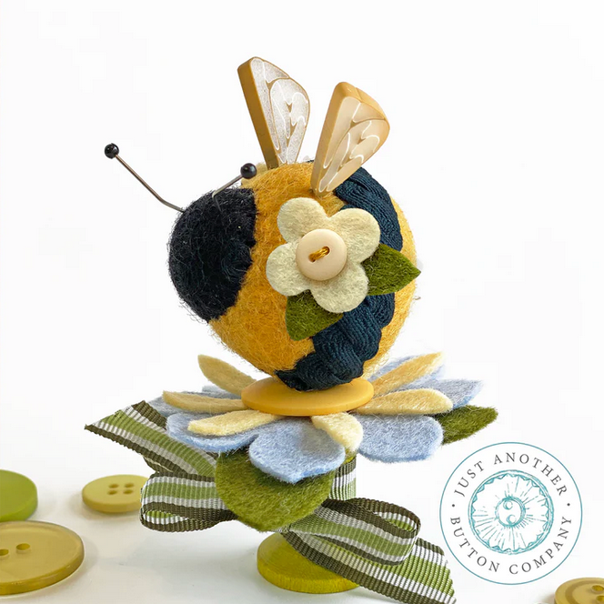 Just Another Button Company ~ Busy Bee Pincushion