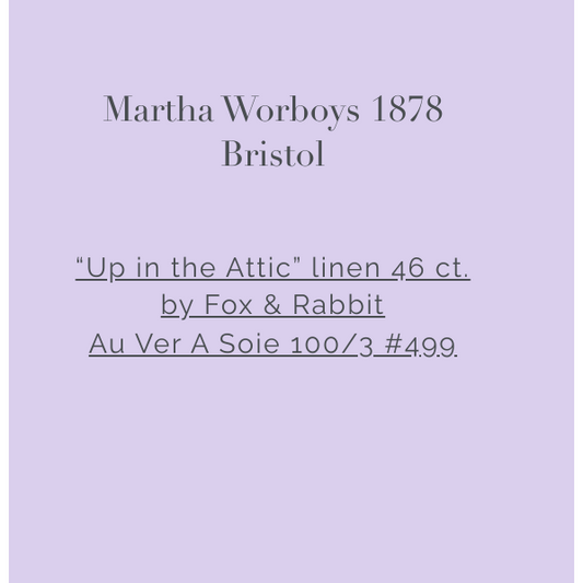 Violets & Verses ~ Martha Worboys 1878 Reproduction Bristol Sampler