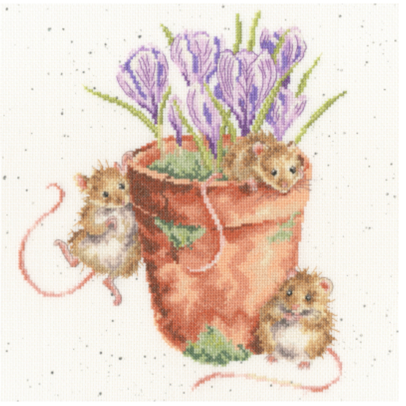 Bothy Threads ~ Garden Friends Cross Stitch Kit