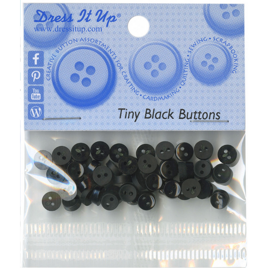 Tiny Black Buttons