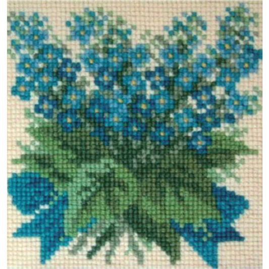 Elizabeth Bradley ~ Forget-Me-Not Mini Needlepoint Tapestry Kit