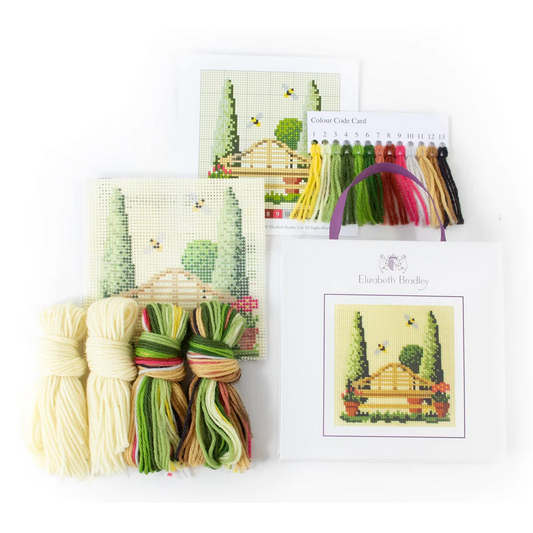 Elizabeth Bradley ~ Garden Bench Mini Needlepoint Tapestry Kit