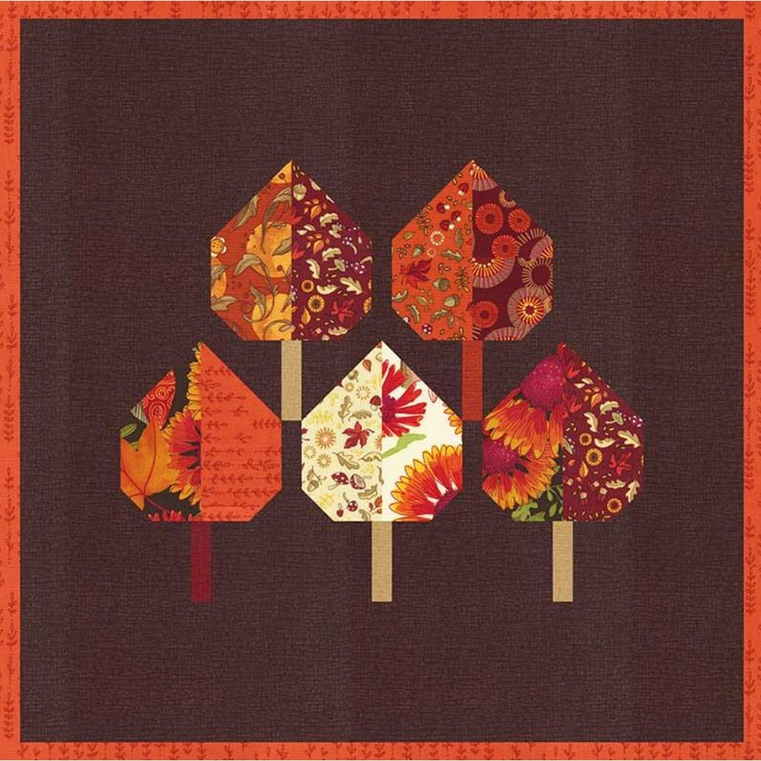 Robin Pickens ~ Forest Treasures Runner Quilt Pattern