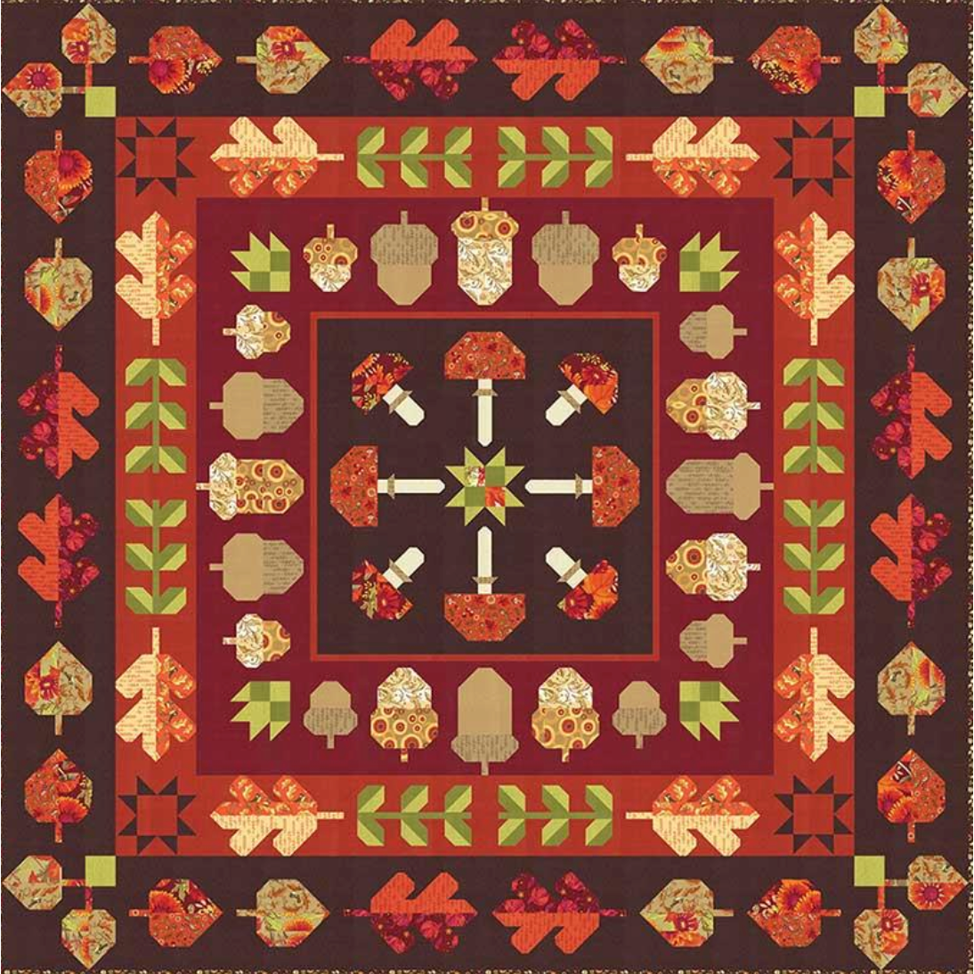 Robin Pickens ~ Oak Grove Quilt Pattern and/or Kit