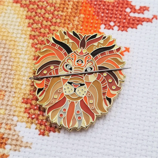 Meloca Designs Mandala Lion Needle Minder