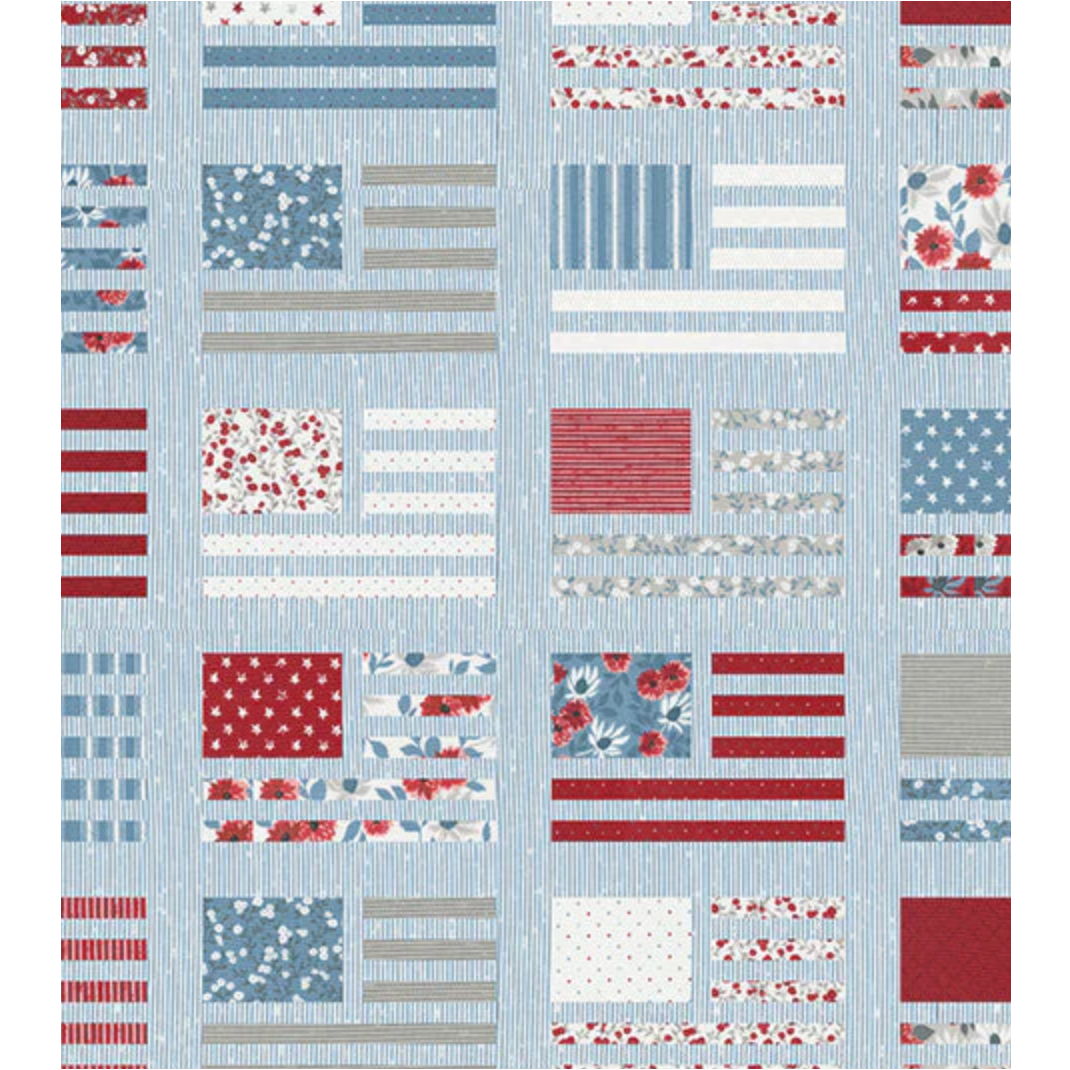 Lella Boutique ~ Miss Americana Quilt Pattern