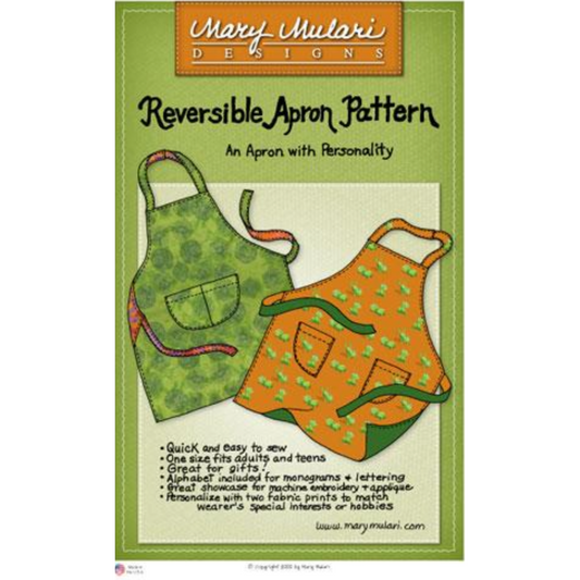 Mary Mulari Designs ~ Reversible Apron Sewing Pattern