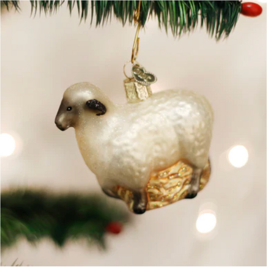 Old World Christmas ~ Sheep Ornament