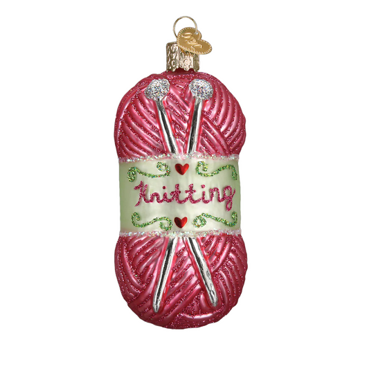 Old World Christmas ~ Knitting Yarn Ornament