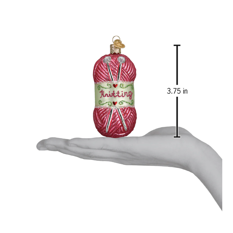 Old World Christmas ~ Knitting Yarn Ornament
