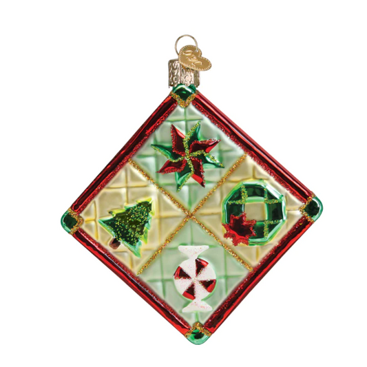 Old World Christmas ~ Christmas Quilt Ornament