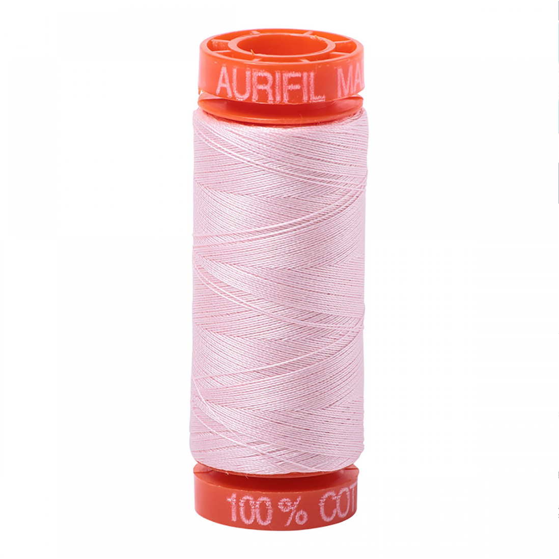 Aurifil ~ Mako Cotton Embroidery/Sewing Thread 50wt 220yds Pale Pink ~ 2410