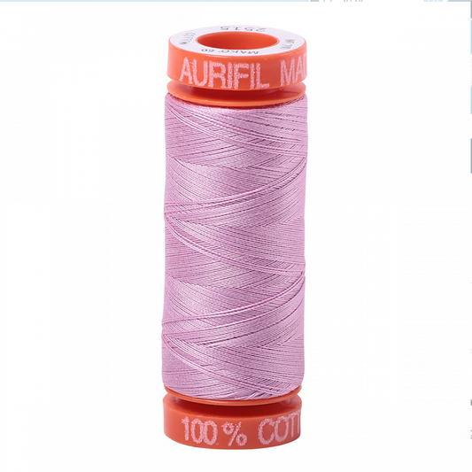 Aurifil ~ Mako Cotton Embroidery/Sewing Thread 50wt 220yds Light Orchid ~ 2515