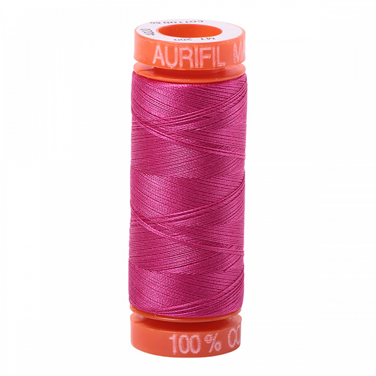 Aurifil ~ Mako Cotton Embroidery/Sewing Thread 50wt 220yds Fuchsia ~ 4020