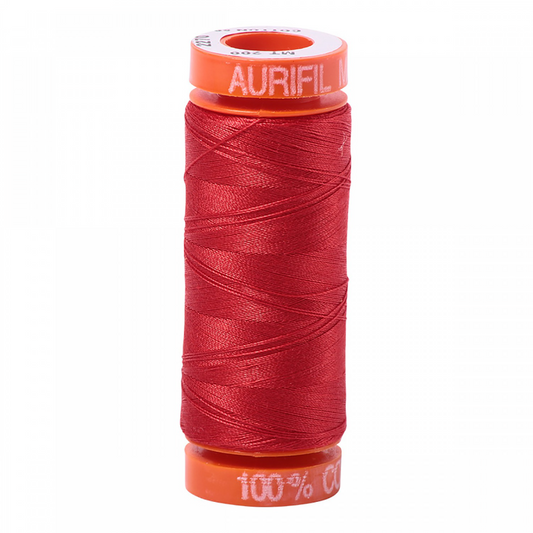 Aurifil ~ Mako Cotton Embroidery/Sewing Thread 50wt 220yds Paprika ~ 2270