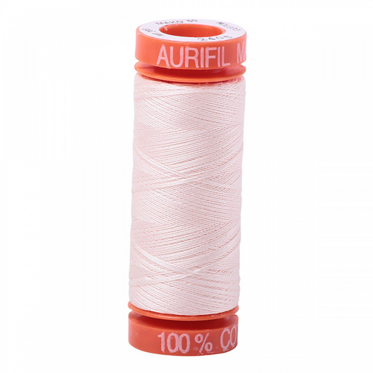 Aurifil ~ Mako Cotton Embroidery/Sewing Thread 50wt 220yds Oyster ~ 2405