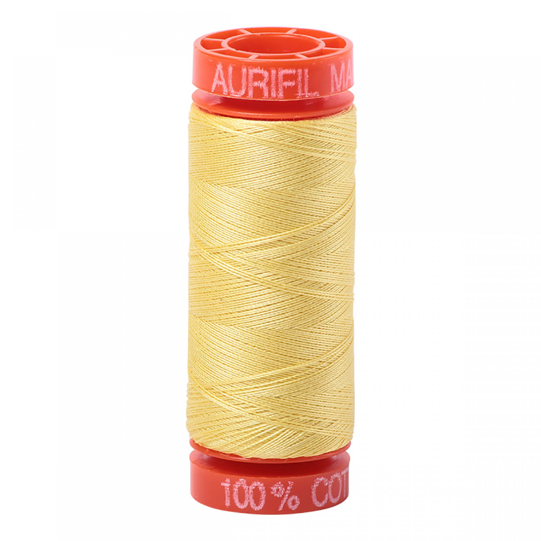 Aurifil ~ Mako Cotton Embroidery/Sewing Thread 50wt 220yds Lemon ~ 2115