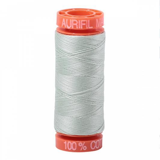 Aurifil ~ Mako Cotton Embroidery/Sewing Thread 50wt 220yds Platinum ~ 2912