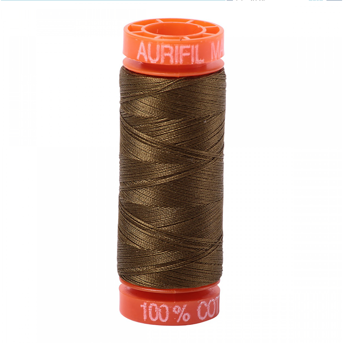 Aurifil ~ Mako Cotton Embroidery/Sewing Thread 50wt 220yds Dk Olive ~ 4173