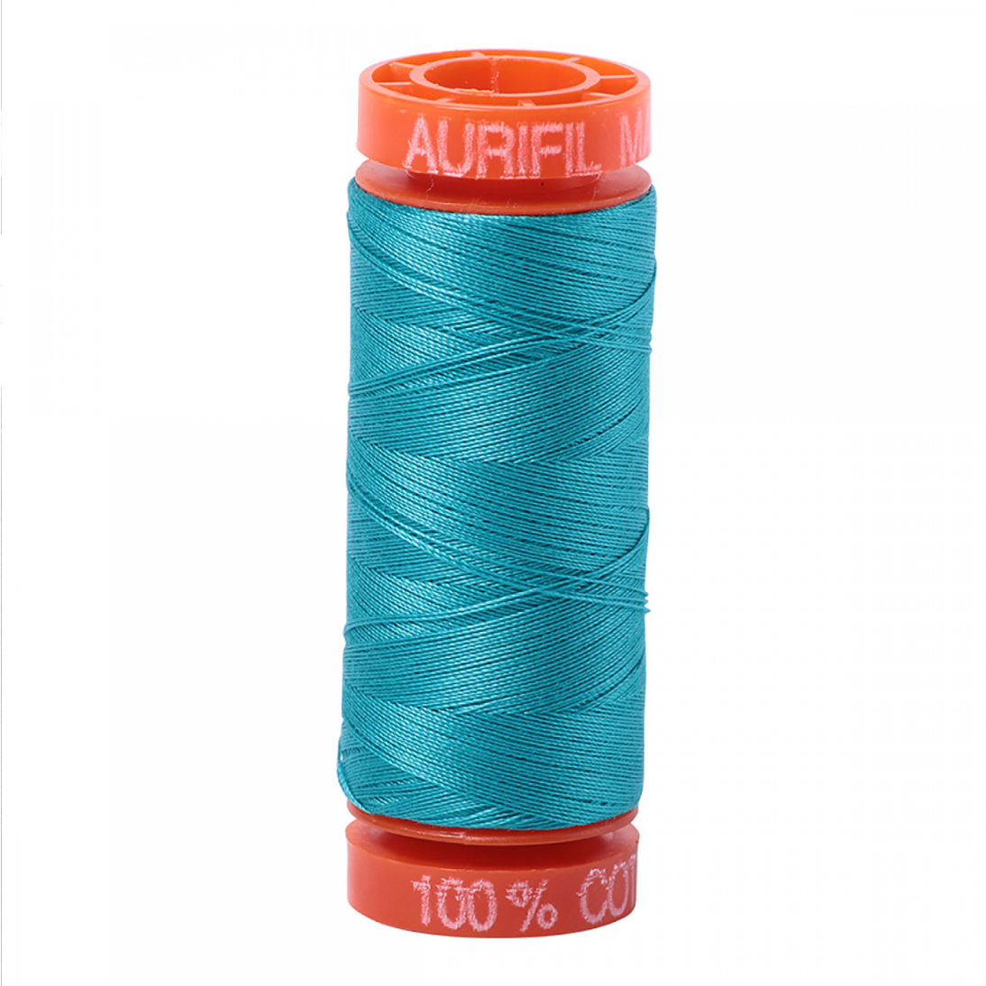 Aurifil ~ Mako Cotton Embroidery/Sewing Thread 50wt 220yds Turquoise ~ 2810