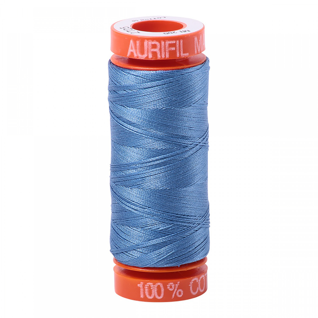 Aurifil ~ Mako Cotton Embroidery/Sewing Thread 50wt 220yds Lt Wedgewood ~ 2725